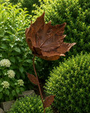 Load image into Gallery viewer, Handmade garden/outdoor tulip metal garden flower 120cm
