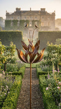 Load image into Gallery viewer, Robins of Sherwood bronze powder coated windsculpture/ windspinner garden ornament
