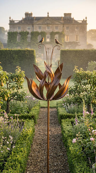 Robins of Sherwood bronze powder coated windsculpture/ windspinner garden ornament