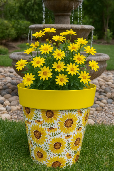 Sunflowers pot full of sunflowers height 26cm - Marissa's Garden & Gift