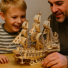 Afbeelding in Gallery-weergave laden, DIY Model wooden kit Pirate ship - Marissa&#39;s Garden &amp; Gift
