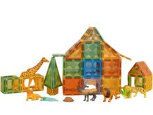 Charger l&#39;image dans la galerie, 84-Piece Magnetic Blocks with Safari Animals – Educational STEM Building Toy Set - Marissa&#39;s Garden &amp; Gift
