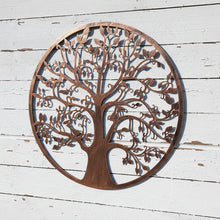 Load image into Gallery viewer, Handmade bronze tree of life wall art indoors/outdoors 60cm - Marissa's Garden &amp; Gift

