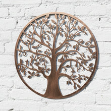 Load image into Gallery viewer, Handmade bronze tree of life wall art indoors/outdoors 60cm - Marissa's Garden &amp; Gift
