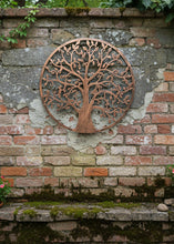 Indlæs billede til gallerivisning Handmade bronze tree of life wall art indoors/outdoors 80cm
