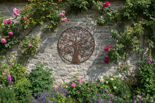 Indlæs billede til gallerivisning Handmade bronze tree of life wall art indoors/outdoors 80cm
