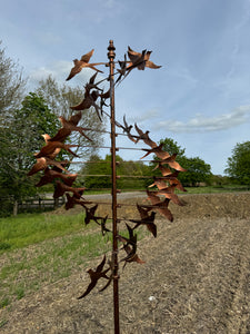 Mayfair bronze swallow bird windsculpture/ windspinner