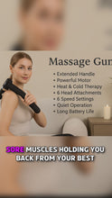 Video laden en afspelen in Gallery-weergave, Massage Gun - deep relief to soothe aches and pains.
