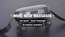 Indlæs og afspil video i gallerivisning Shiatsu Back Neck and Shoulder Massager with Heat,Deep Tissue 3D Kneading Pillow, Electric Full Body Massager for Shoulders,Legs,Foot,Body Muscle Pain Relief,Gifts for Mom Dad
