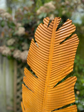Load image into Gallery viewer, Handmade rusty garden/outdoor Palm leaf 170cm
