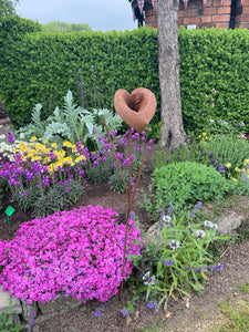Handmade rusty garden/outdoor calla Lily 120cm