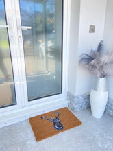 Indlæs billede til gallerivisning Stag Head Indoor &amp; Outdoor Coir Doormat 60x 40 x 2cm

