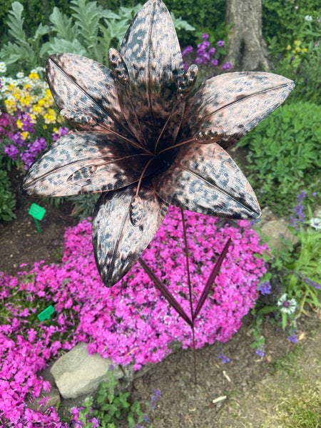 Metall Gartenblume 125cm