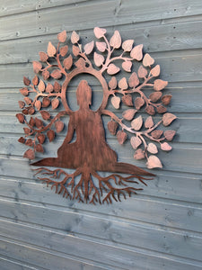 Budha tree of life wall art outdoors/ indoors 75 x 1 x 76.5 cm