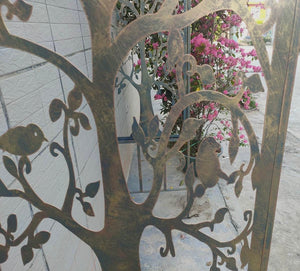 Noah’s Arc-Tree of life bronze/gold arch garden arbour
