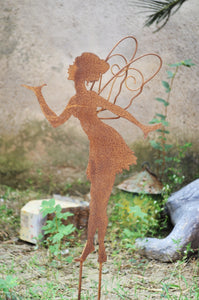 Rusty Fairy - Metal Gift - Metal Decor - Garden Ornament - Gift - Metal Garden Ornament