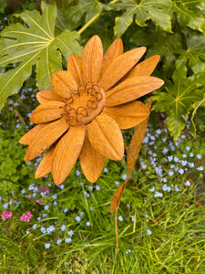 Metall Gartenblume 89cm