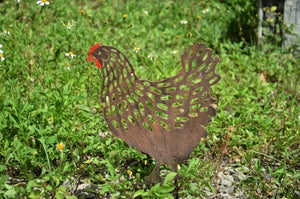 Bronze rooster Jasper measuring 38cm for garden/outdoor