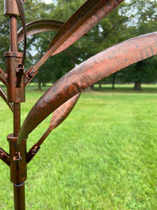 Woburn Bronze Garden Wind Sculpture Spinner
