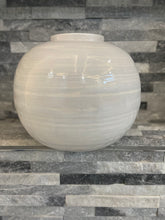 Load image into Gallery viewer, Small handmade rounded bamboo 20cm vase
