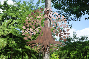Budha tree of life wall art outdoors/ indoors 75 x 1 x 76.5 cm